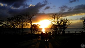 Atardecer en el Paseo del Litoral en Mayagüez